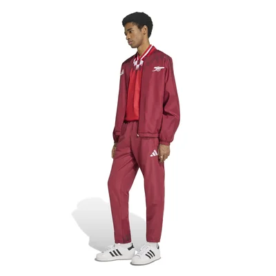 Arsenal stadium trainingspak 2026/2027 bordeauxrood met wit
