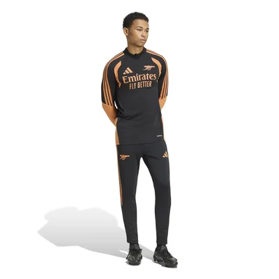 Arsenal trainingspak 1/4-zip 2026/2027 zwart met oranje