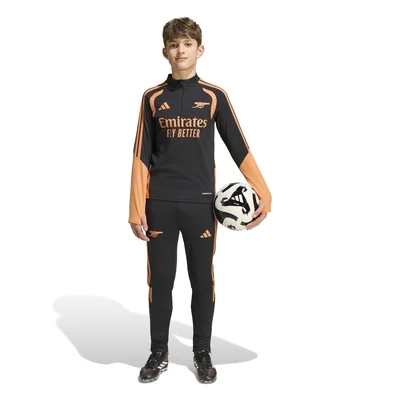 Arsenal kindertrainingspak 2026/2027 zwart met oranje