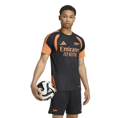 Arsenal trainingsshirt 2026/2027 zwart met oranje
